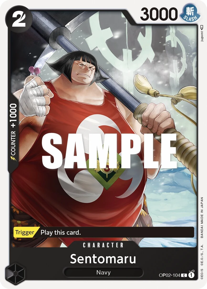 Carte One Piece anglaise Sentomaru OP02-104 C