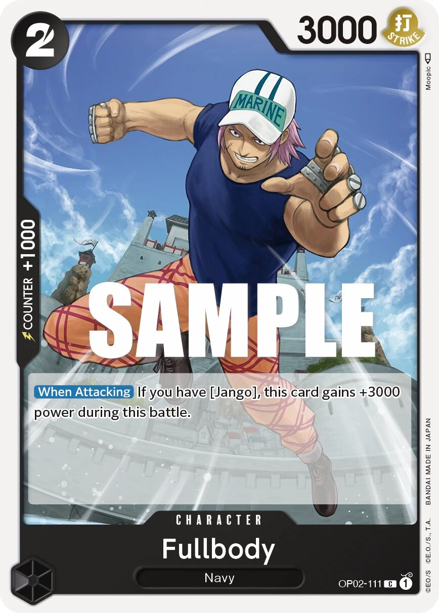 Carte One Piece anglaise Fullbody OP02-111 C