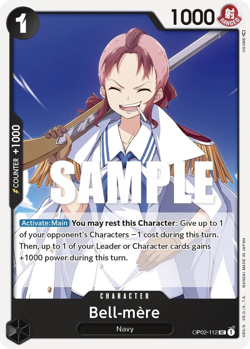 Carte One Piece anglaise Bell-mère OP02-112 UC