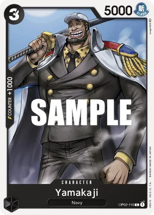 Carte One Piece anglaise OP02-116 Yamakaji