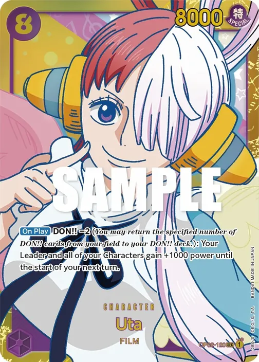 Carte One Piece anglaise OP02-120 Uta
