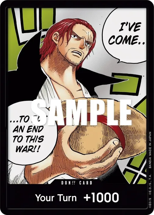 Carte One Piece anglaise DON!! Card