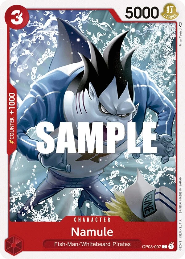 Carte One Piece anglaise Namule OP03-007 C