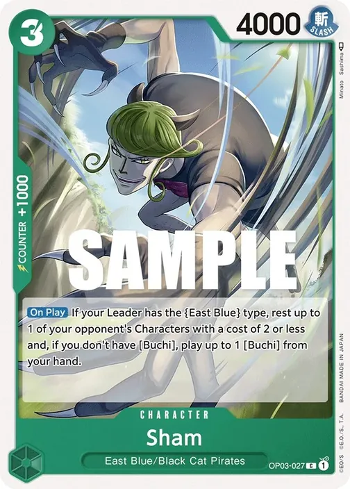 Carte One Piece anglaise OP03-027 Sham