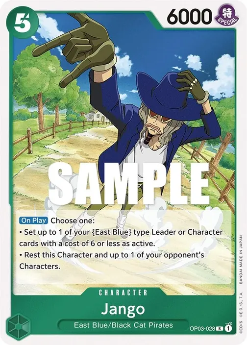 Carte One Piece anglaise OP03-028 Jango