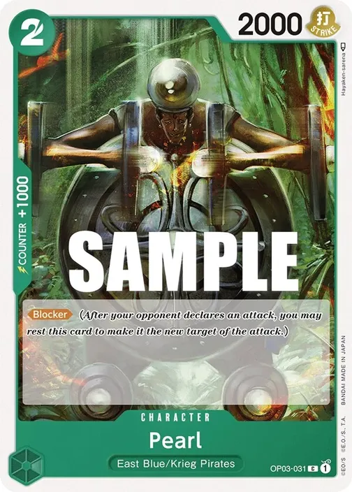 Carte One Piece anglaise OP03-031 Pearl
