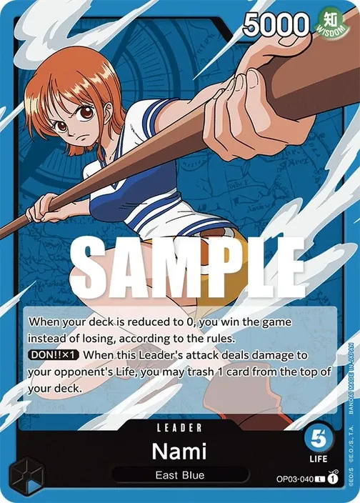 Carte One Piece anglaise OP03-040 Nami