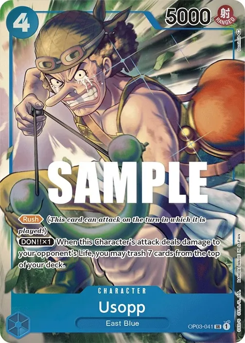 Carte One Piece anglaise OP03-041 Usopp (version 2)