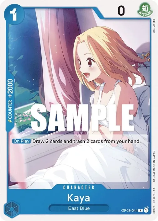Carte One Piece anglaise OP03-044 Kaya