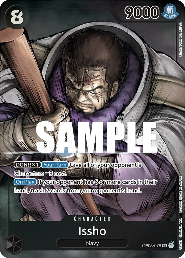 Carte One Piece anglaise Issho OP03-078 SR
