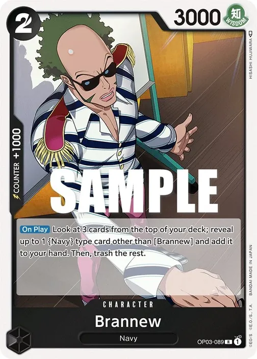 Carte One Piece anglaise OP03-089 Brannew