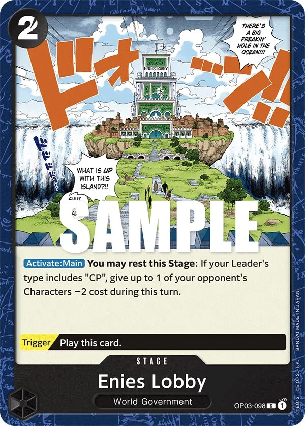 Carte One Piece anglaise Enies Lobby OP03-098 C