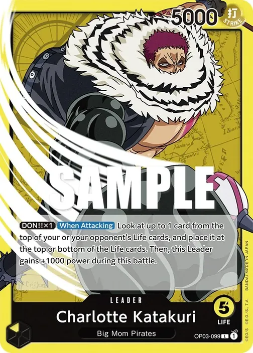 Carte One Piece anglaise OP03-099 Charlotte Katakuri