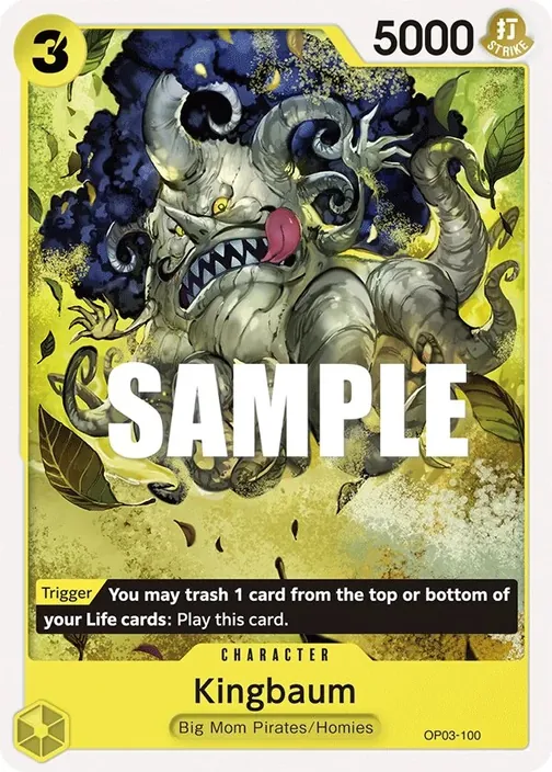 Carte One Piece anglaise OP03-100 Kingbaum