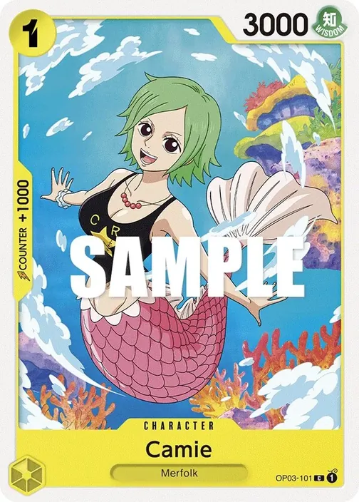 Carte One Piece anglaise OP03-101 Camie