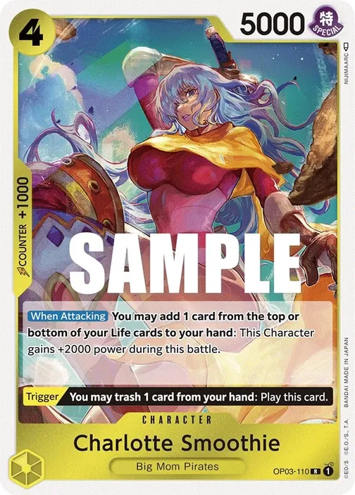 Carte One Piece anglaise OP03-110 Charlotte Smoothie