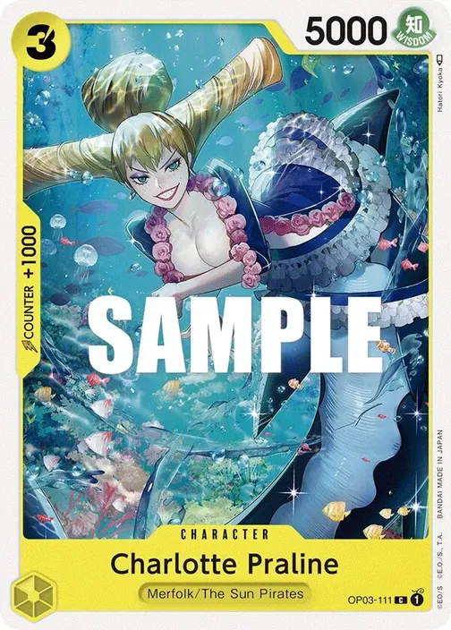 Carte One Piece anglaise OP03-111 Charlotte Praline