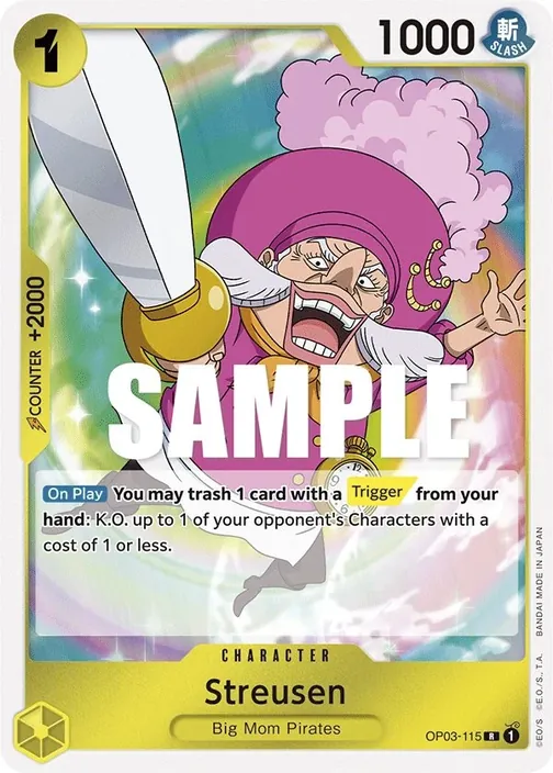 Carte One Piece anglaise OP03-115 Streusen