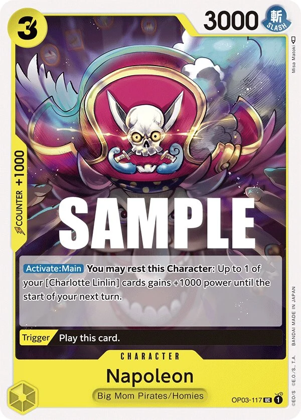 Carte One Piece anglaise Napoleon OP03-117 UC