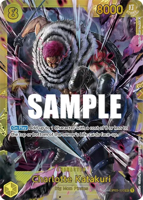 Carte One Piece anglaise OP03-123 Charlotte Katakuri