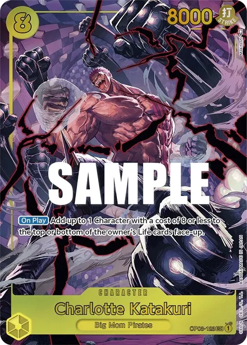 Carte One Piece anglaise OP03-123 Charlotte Katakuri (version 2)