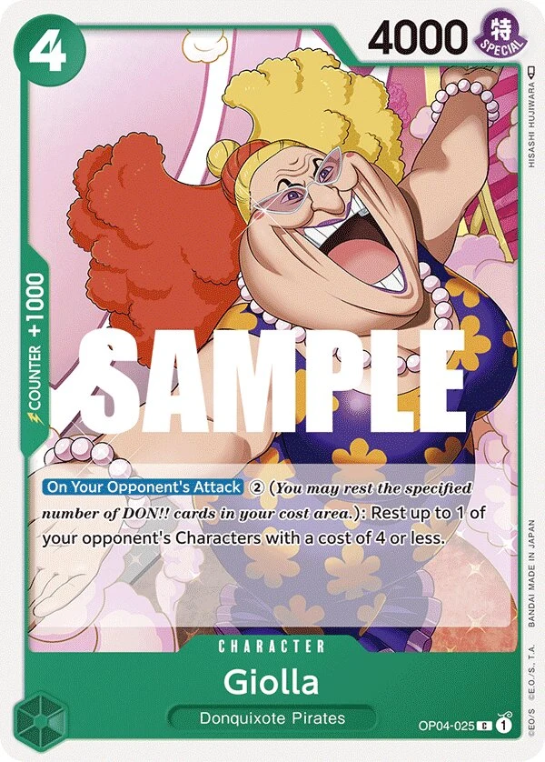 Carte One Piece anglaise Giolla OP04-025 C