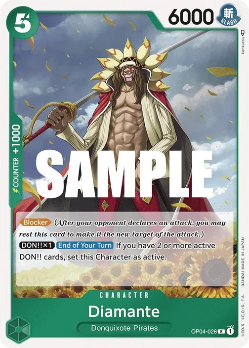 Carte One Piece anglaise OP04-028 Diamante