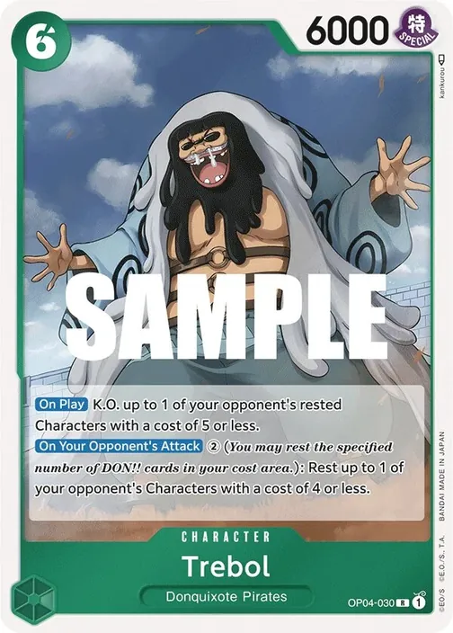 Carte One Piece anglaise OP04-030 Trebol