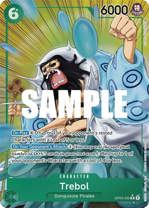 Carte One Piece anglaise OP04-030 Trebol (version 2)
