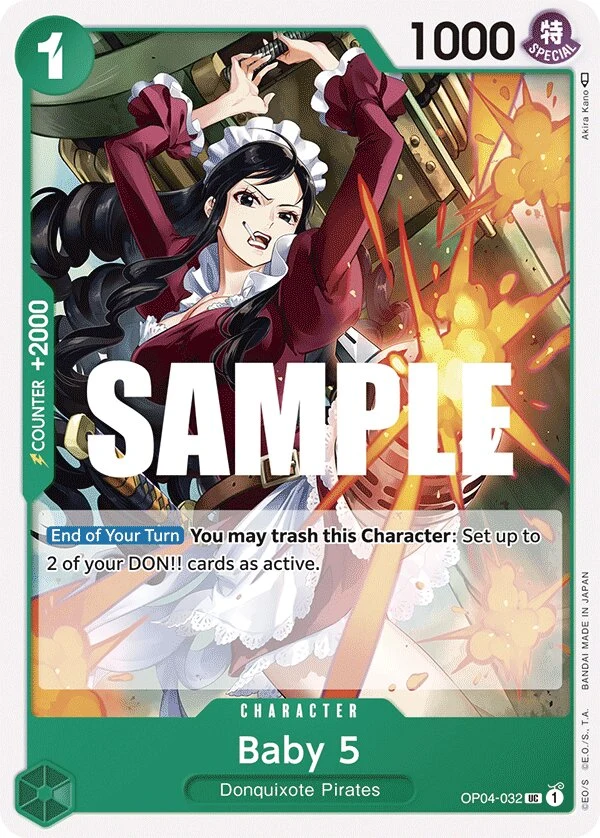 Carte One Piece anglaise Baby 5 OP04-032 UC
