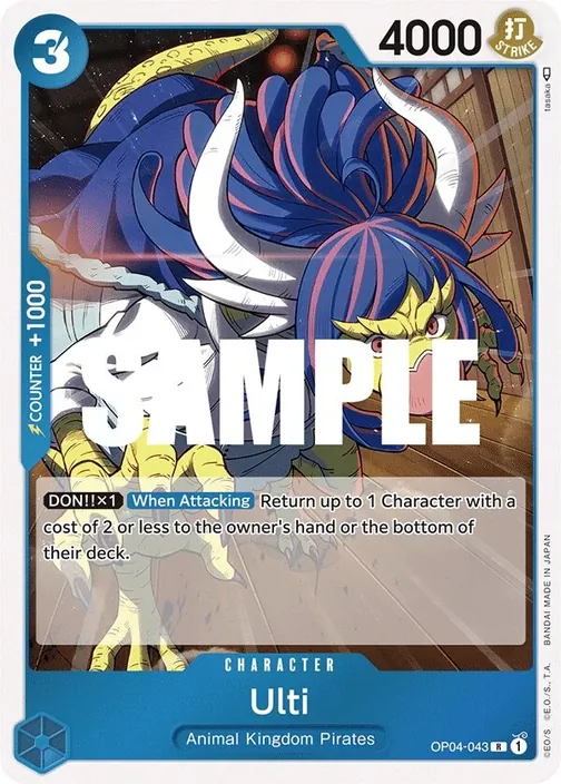 Carte One Piece anglaise OP04-043 Ulti
