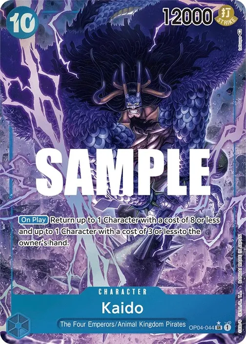 Carte One Piece anglaise OP04-044 Kaido (version 2)