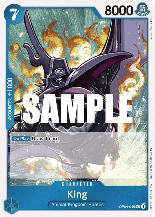 Carte One Piece anglaise OP04-045 King