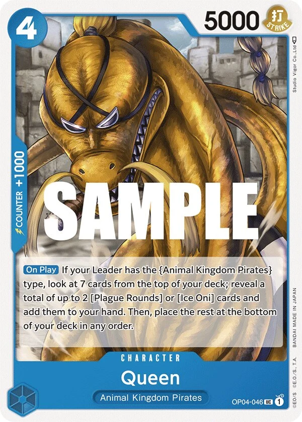 Carte One Piece anglaise Queen OP04-046 UC
