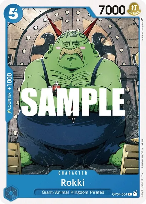 Carte One Piece anglaise OP04-054 Rokki