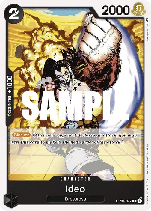 Carte One Piece anglaise OP04-077 Ideo