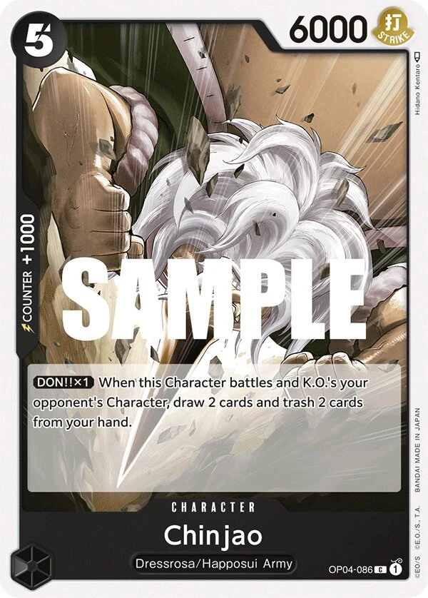 Carte One Piece anglaise Chinjao OP04-086 C
