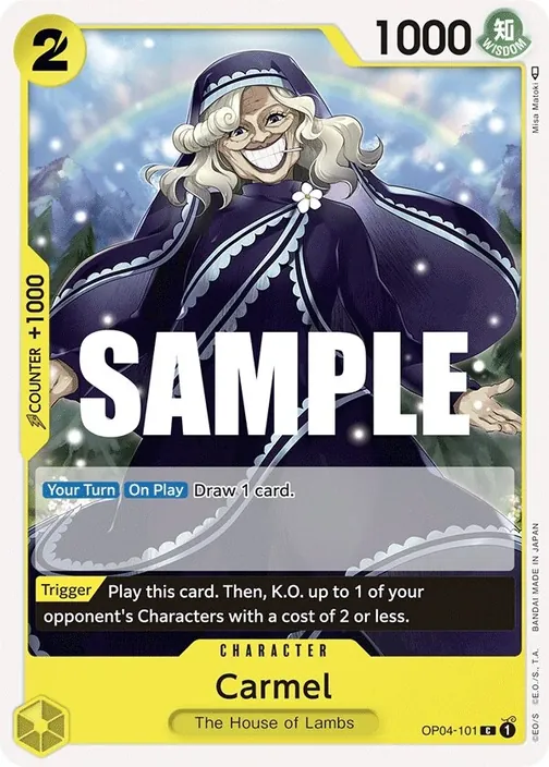 Carte One Piece anglaise OP04-101 Carmel