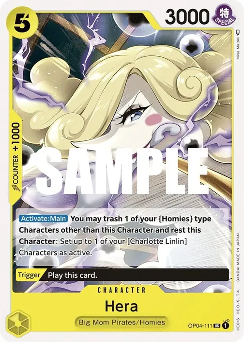 Carte One Piece anglaise OP04-111 Hera