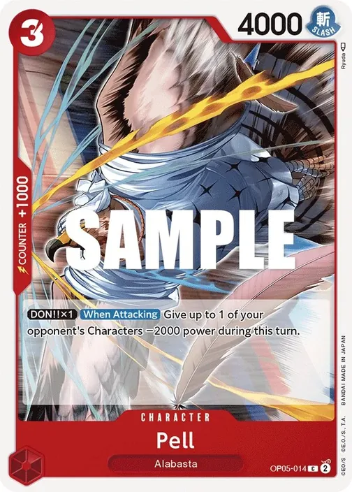 Carte One Piece anglaise OP05-014 Pell