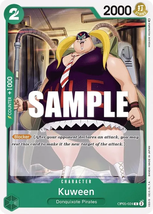 Carte One Piece anglaise OP05-024 Kuween