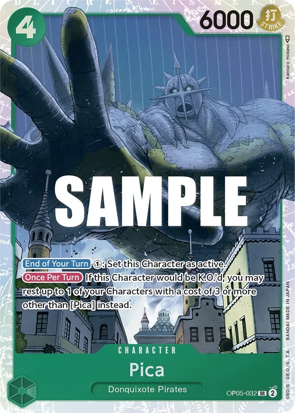 Carte One Piece anglaise Pica OP05-032 SR