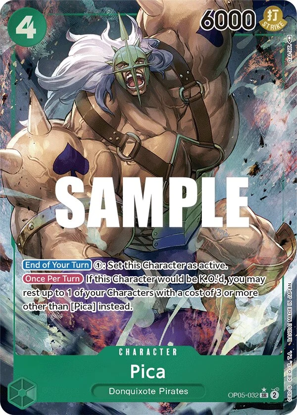 Carte One Piece anglaise Pica OP05-032 SR