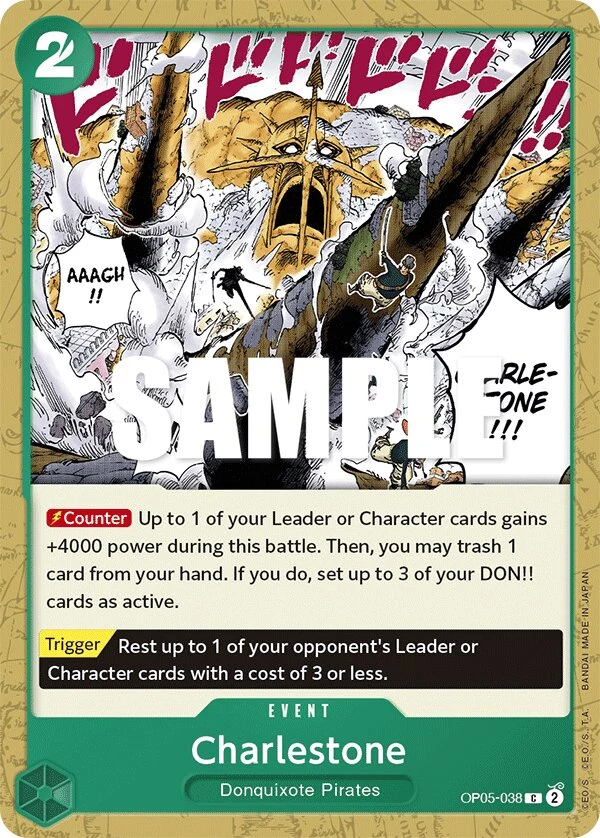 Carte One Piece anglaise Charlestone OP05-038 C