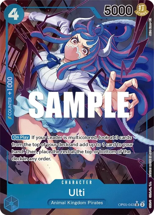 Carte One Piece anglaise OP05-043 Ulti (version 2)