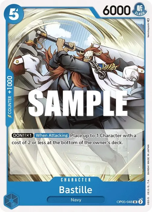 Carte One Piece anglaise OP05-048 Bastille
