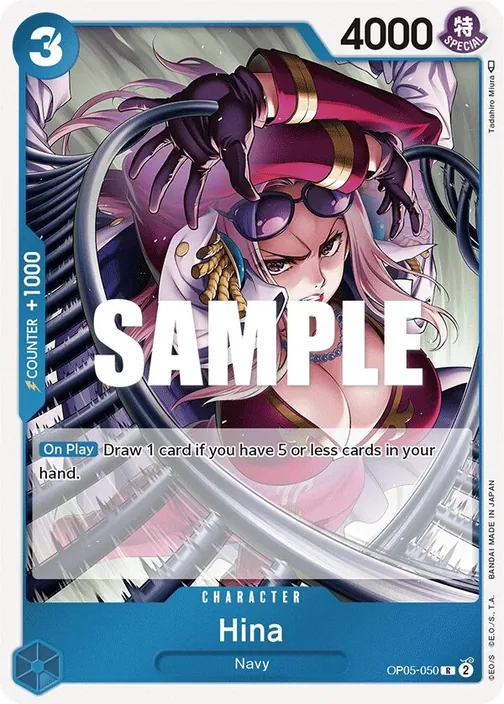 Carte One Piece anglaise OP05-050 Hina