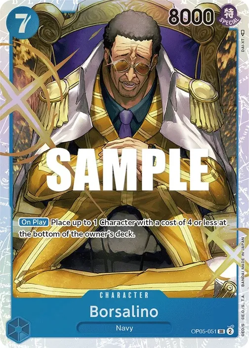Carte One Piece anglaise OP05-051 Borsalino