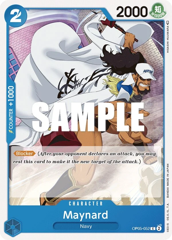 Carte One Piece anglaise Maynard OP05-052 C