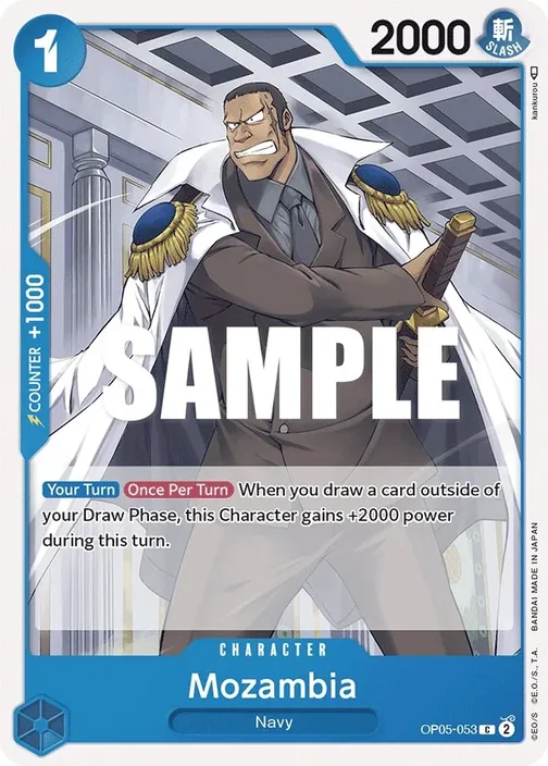 Carte One Piece anglaise OP05-053 Mozambia